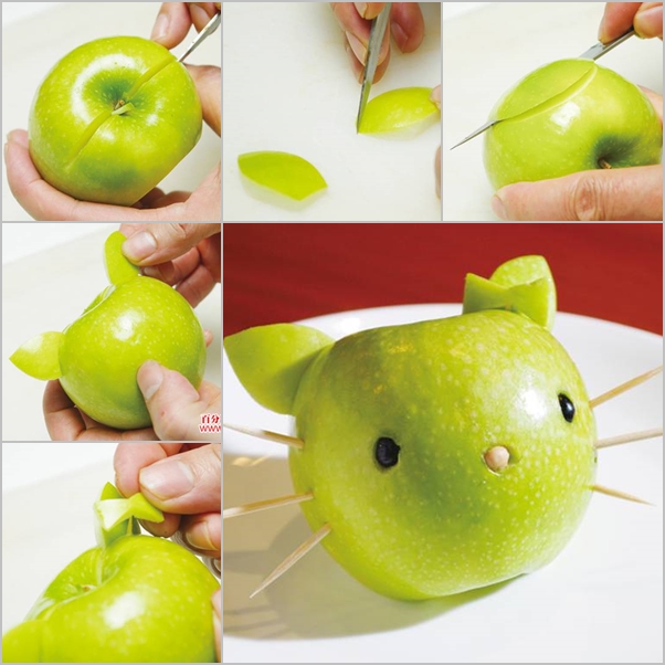 Apple Cutting Hack - 5 Apple Cut Tutorials/creative apple cutting way and tutorials