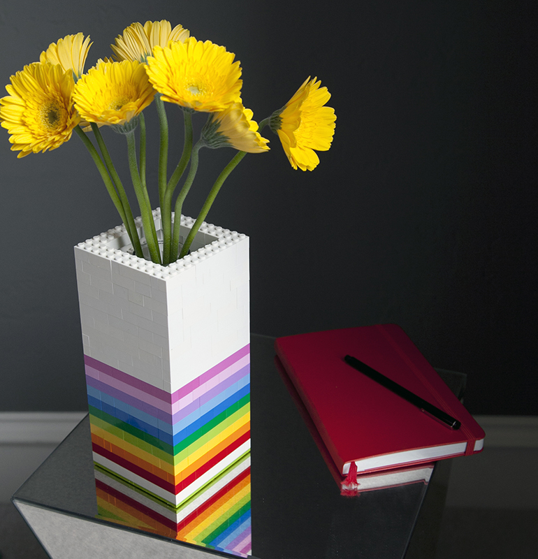 How to diy lego vase tutorial1