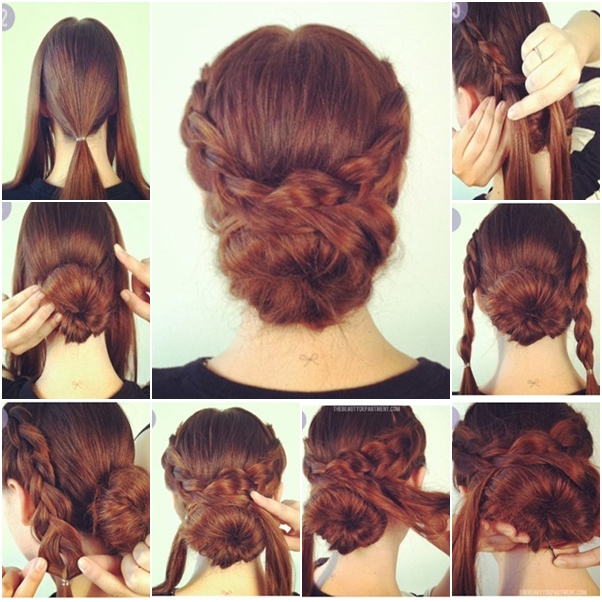 Steps To Make A Beautiful Hair Bun Picture Guides Steps 8