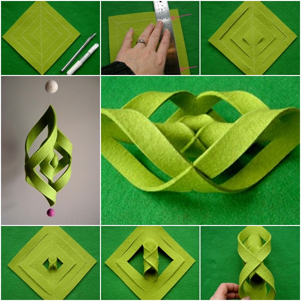 How To Diy 3d Felt Ogee Wind Chime Fab Art