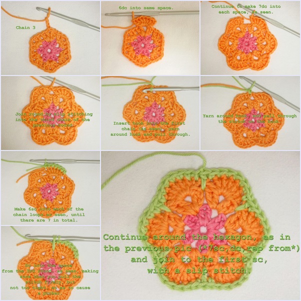How to Make Crochet African Flower Soccer Ball www ...