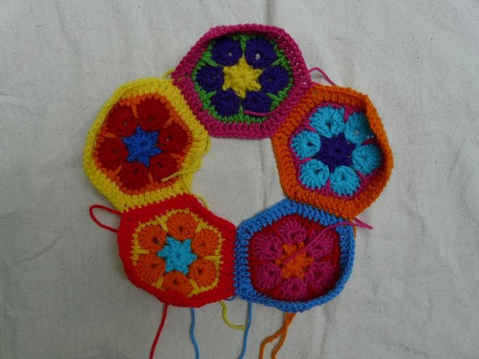 How to Make Crochet African Flower Soccer Ball www ...