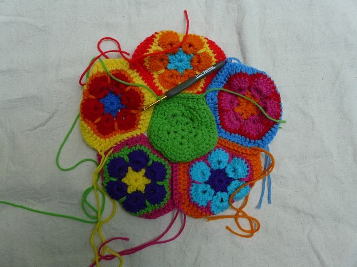 How to Make Crochet African Flower Soccer Ball www ...