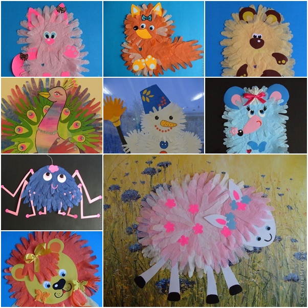 How To Make Creative Animals With Hand Shape Paper Cutting How To Make Creative Animals With Hand Shape Paper Cutting