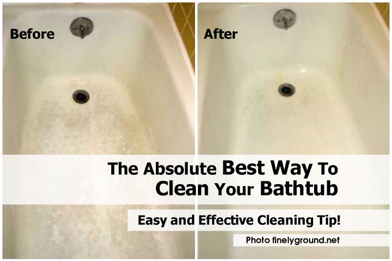 how to clean your bathtub in an absolute best way