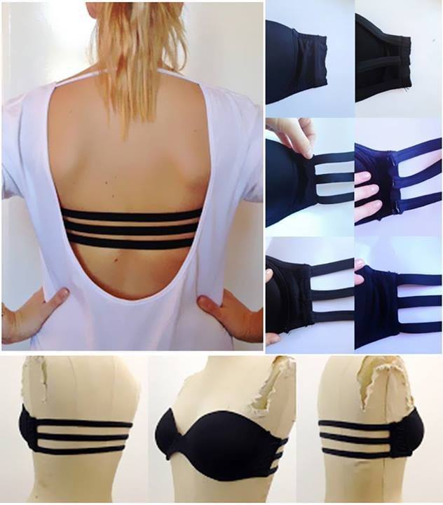 DIY 3 Strap Bra for Backless Tops and Dresses