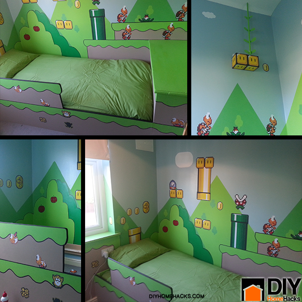 DIY Mario Kids Bedroom Ideas