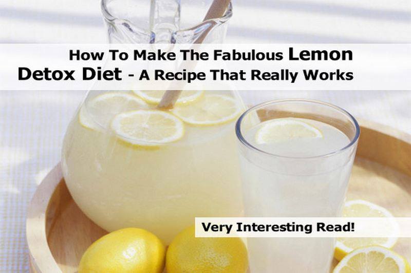 How To Make Lemon Detox Diet At Home how to make fab lemon detox diet that really works www How To Make Lemon Detox Diet At Home how to make fab lemon detox diet that really works www