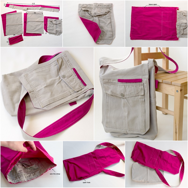 Messenger Bag for old cargo pants