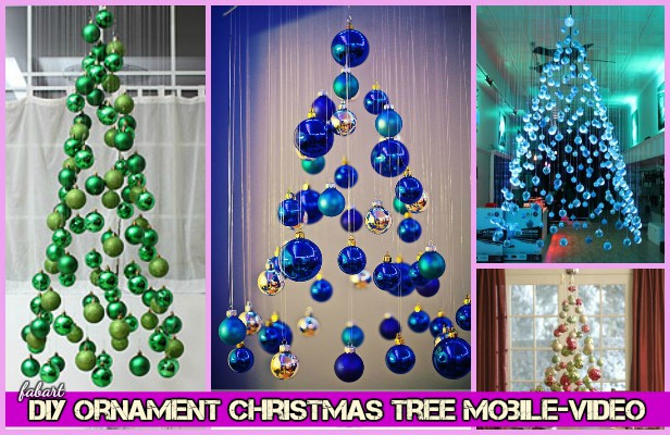 diy ornament christmas tree mobile tutorial video diy ornament christmas tree mobile tutorial video