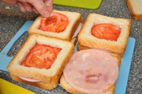 DIY Delicious sandwich as breakfast8