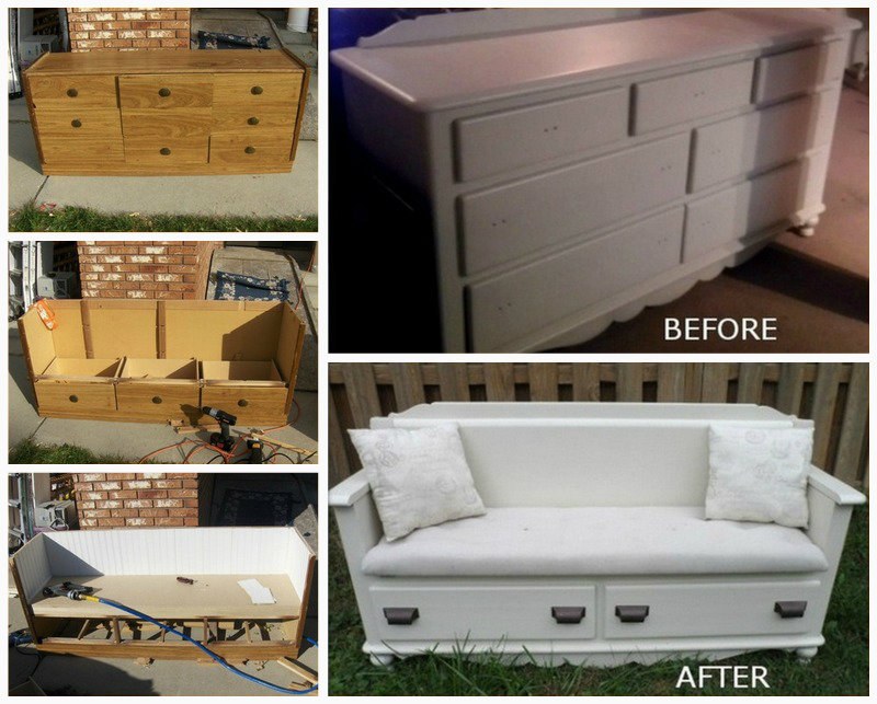 DIY Ideas and Tutorials to Transform an Old Dresser - Fab Art DIY