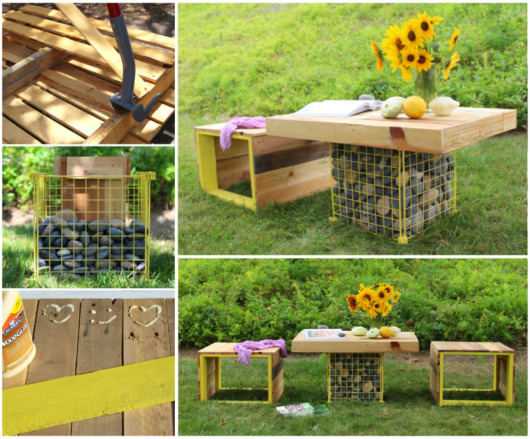 20+ Outdoor Pallet Furniture DIY Tutorial
