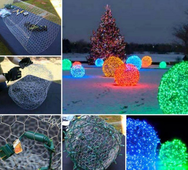 how to diy christmas light balls how to diy christmas light balls
