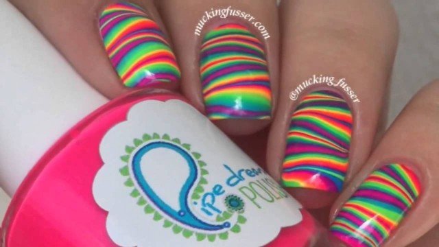 Top 10 Water Marble Nail Art Design Tutorials Pictures For 2017 In Depth Water Marbling Nail Art Tutorial