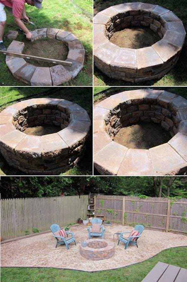 40+ DIY Fire Pit for your Backyard19