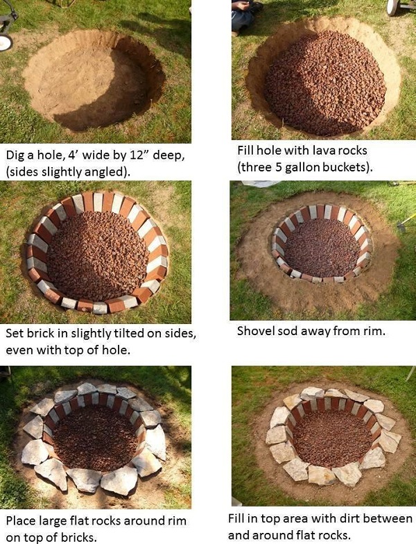 40+ DIY Fire Pit for your Backyard3
