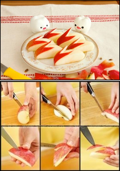 Apple Cutting Hack - 5 Apple Cut Tutorials/creative apple cutting way and tutorials