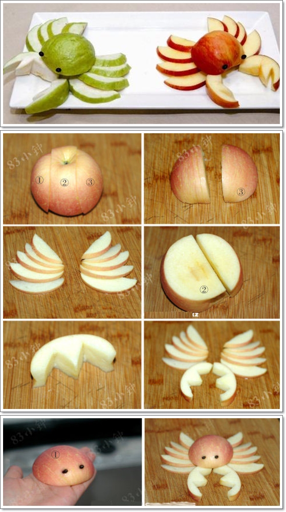 Apple Cutting Hack - 5 Apple Cut Tutorials/creative apple cutting way and tutorials