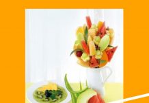 DIY Fresh Fruit Basket Bouquet fruit bouquet feature