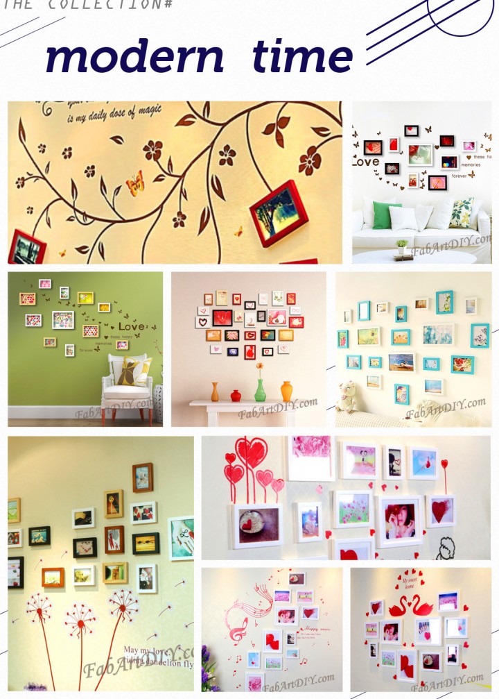 24 Romantic DIY Photo Display Wall Art Ideas