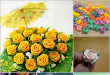 DIY Roses from Drinking Straw in 4 Ways 4 straw roses feature