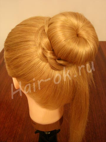 DIY Braided Bow Bun Hairstyle (Video)