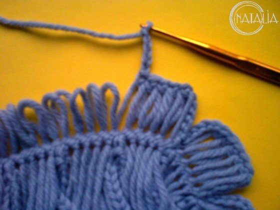 DIY Crochet Flower with Crochet Fork and Hook