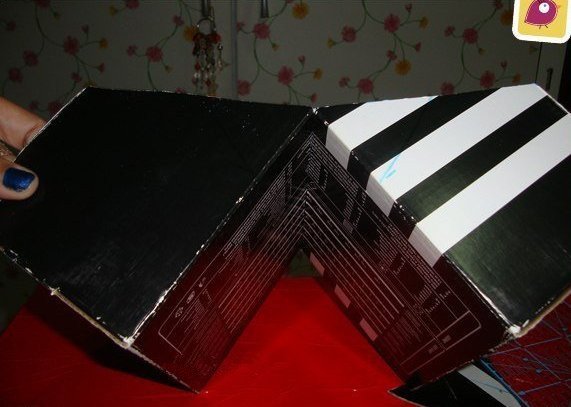 How to Turn shoe box into organizer -DIY File Organier from Shoe Box