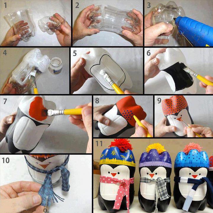 DIY-Plastic-Bottle-Penguin