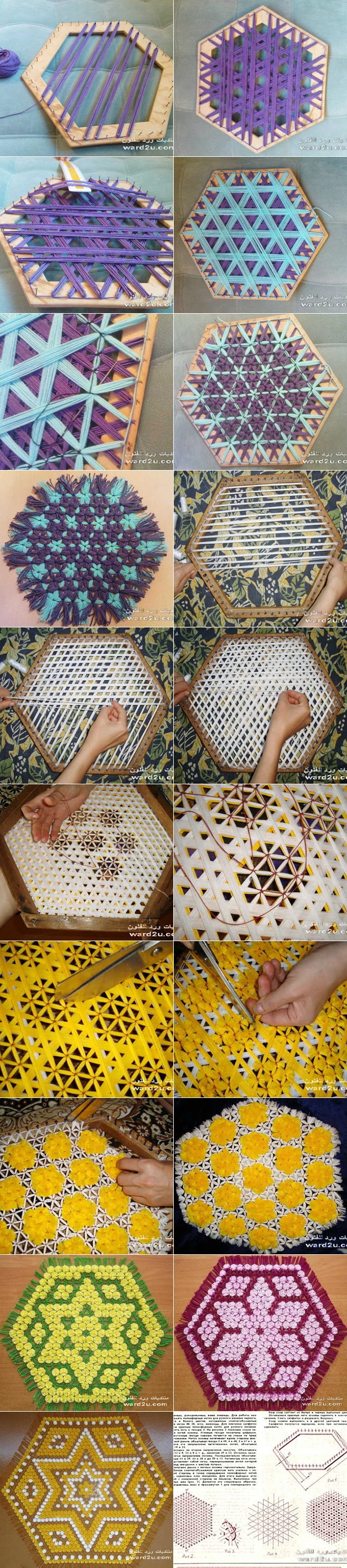 Hexagonal coaster tutorial
