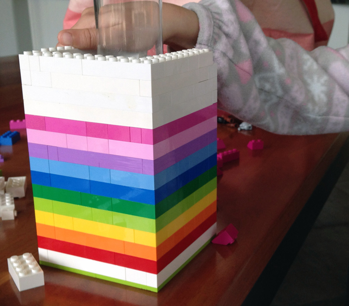 How to DIY Lego Vase Tutorial