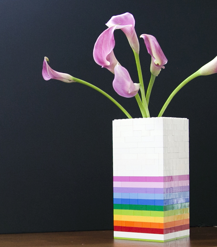 How to DIY Lego Vase Tutorial