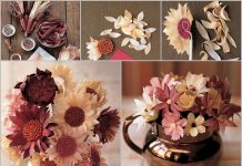 DIY Cornhusk Flowers cornhusk flowers feature