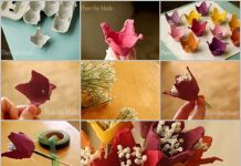 DIY Easy Egg Carton Flower Bouquet DIY Easy Egg Carton Flower Bouquet