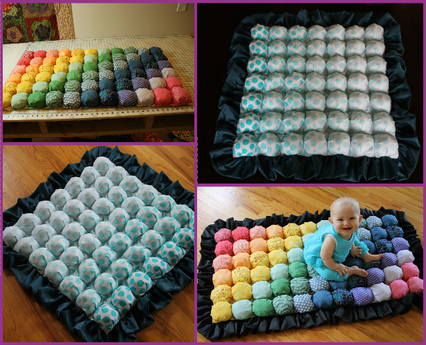 DIY Bubble Quilt Biscuit Puff Quilt Tutorial 