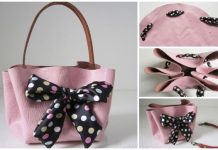 DIY No Sew Leather Handbag Tutorial DIY No Sew Leather Handbag Tutorial