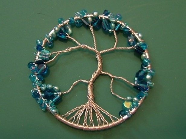 DIY Tree of Life Bead Wire Pendant Tutorial - Video