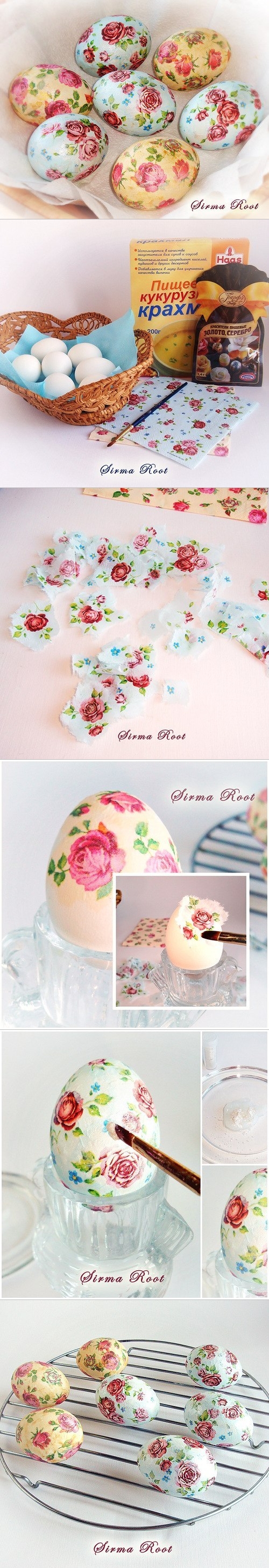 <img class="alignnone size-full wp-image-885" src="https://www.fabartdiy.com/wp-content/uploads/2014/03/flower-patterned-easter-egg-tutorial.jpg" alt="flower patterned easter egg tutorial" width="500" height="2908" /> It's an easy and fun project, the only secret is... check out the materials in the following :) Materials: <ul> <li>boiled eggs (white)</li> <li>starch</li> <li>water</li> <li>brush</li> <li>napkins</li> <li>food colors (gold, silver)</li> </ul>   Did you get the answer? It's the starch, corn starch. hehe......