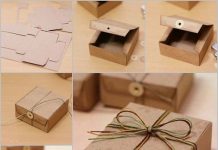 DIY Gift Box from Cardboard gift box from carton box feature