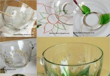 DIY Floral Painted Glass Cup Set DIY Floral Painted Glass Cup Set