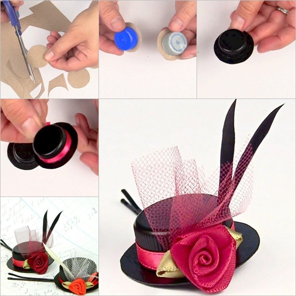 DIY Bobby Pin Hairclip from bottle cap