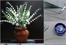 DIY lilies of the Valley with Beads lilies of the valley with beads feature