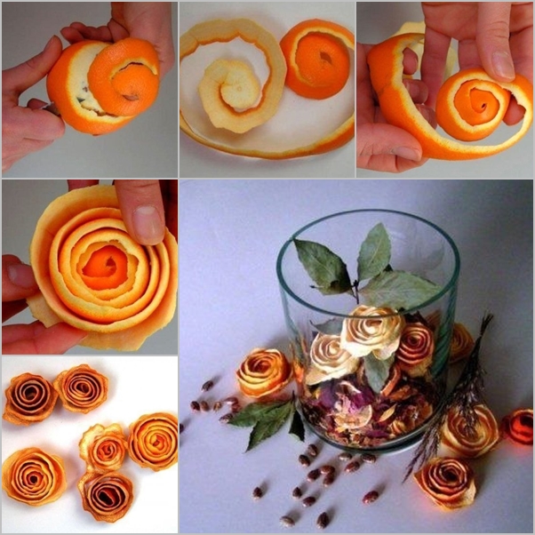 DIY Orange Peel Rose Tutorial + Video