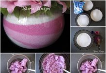 Fab DIY Colorful Rainbow Vase with Salt rainbow vase with salt