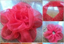 DIY Big Silk Ribbon Rose silk ribbon rose feature