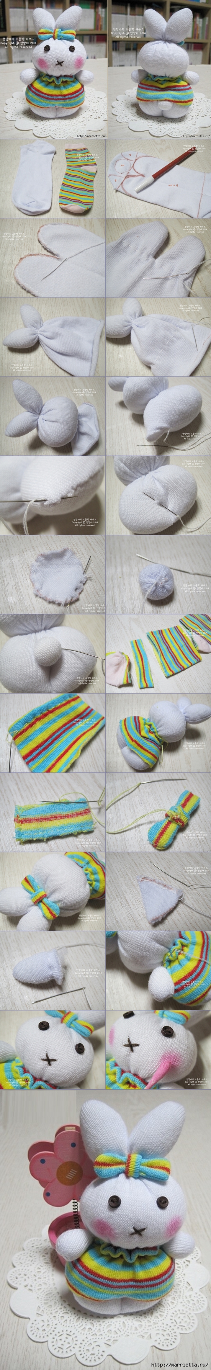 sock bunny TUTORIAL