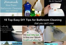 15 Top Easy DIY Tips for Bathroom Cleaning 15 Top Easy DIY Tips for Bathroom Cleaning feature