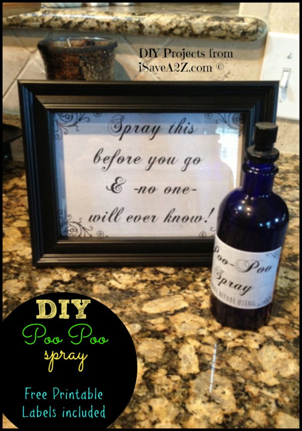 DIY Poo Poo Bathroom Spray