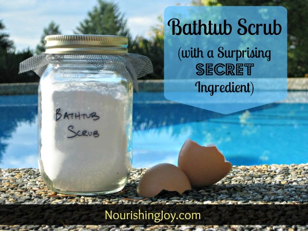 Homemade Bathtub Scrub